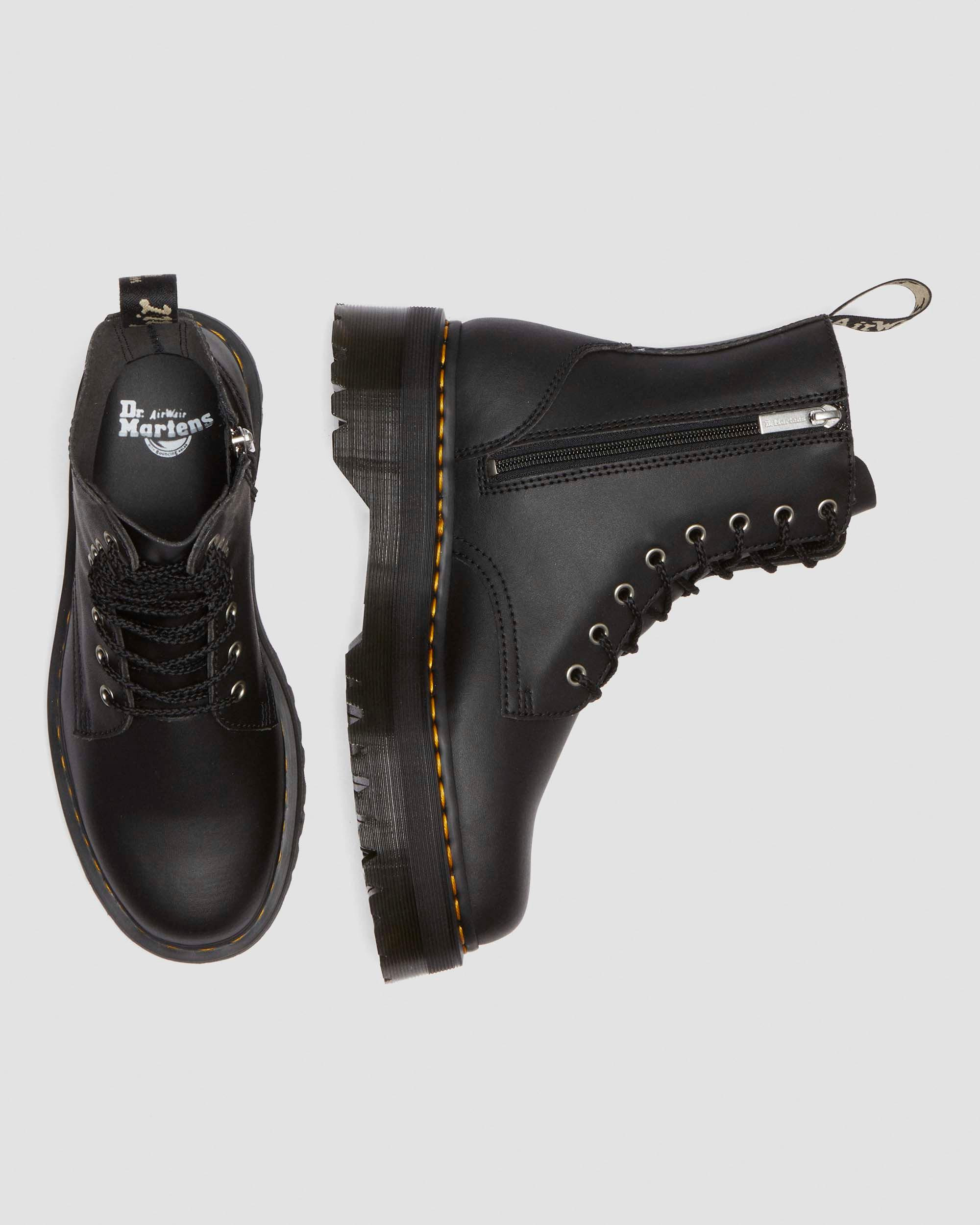 Jadon Boot Genix Nappa Reclaimed Leather Platforms - 10