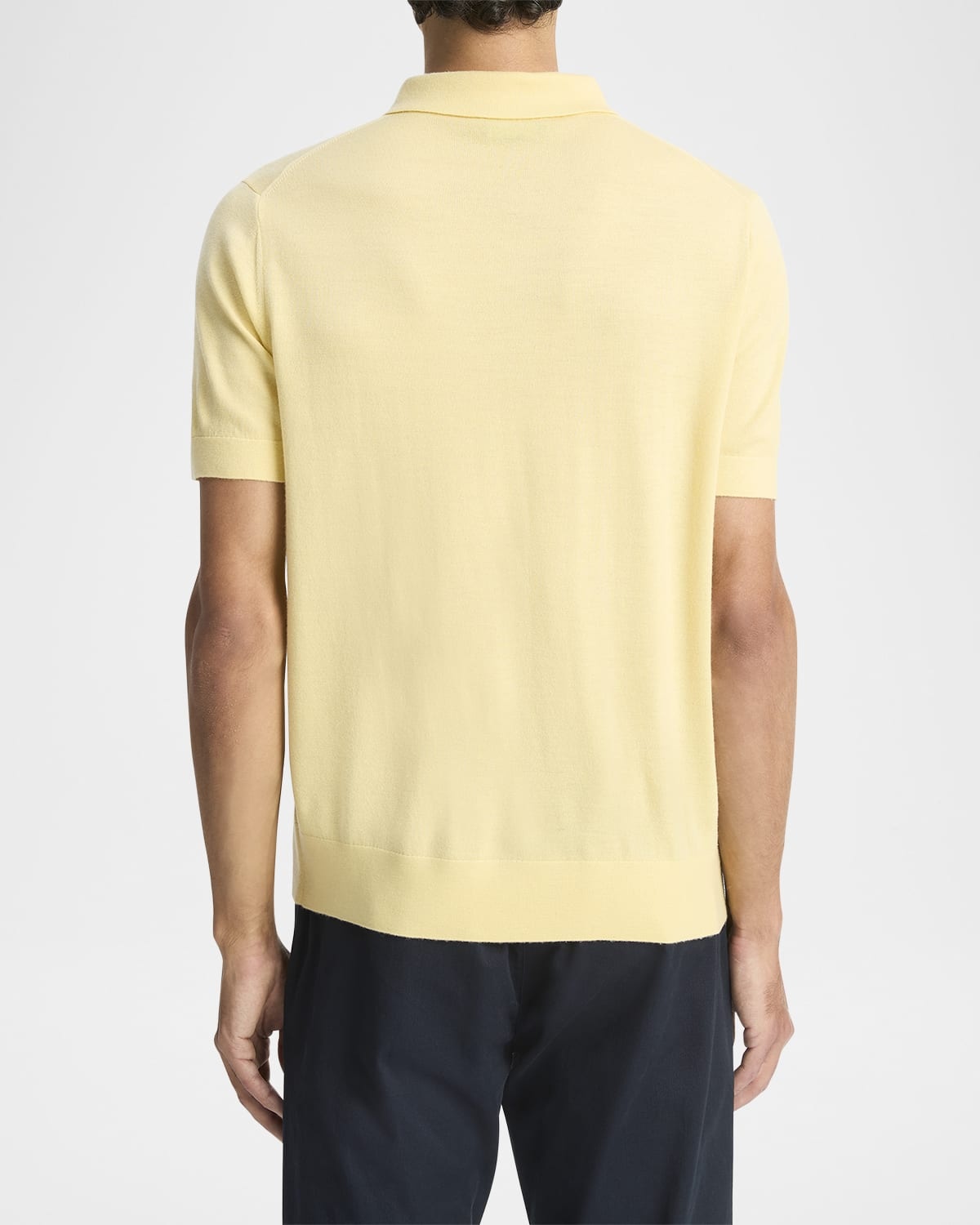 Men's Wool-Cashmere Polo Shirt - 3