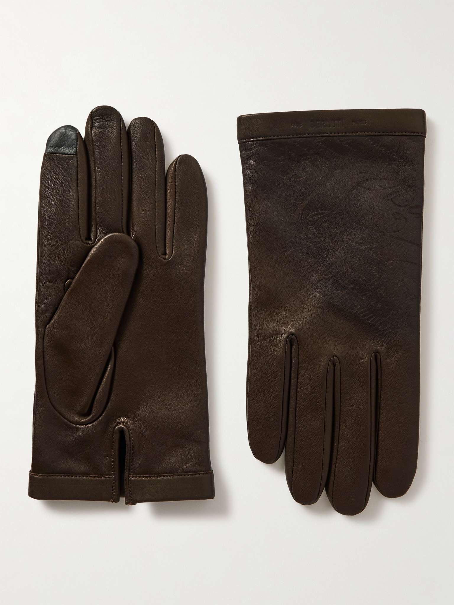 Scritto Leather Gloves - 1