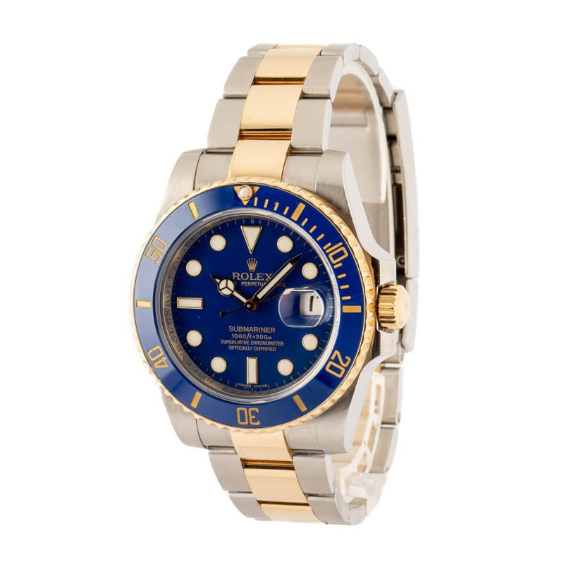 Rolex Submariner Ref 116613 Blue Dial - 2