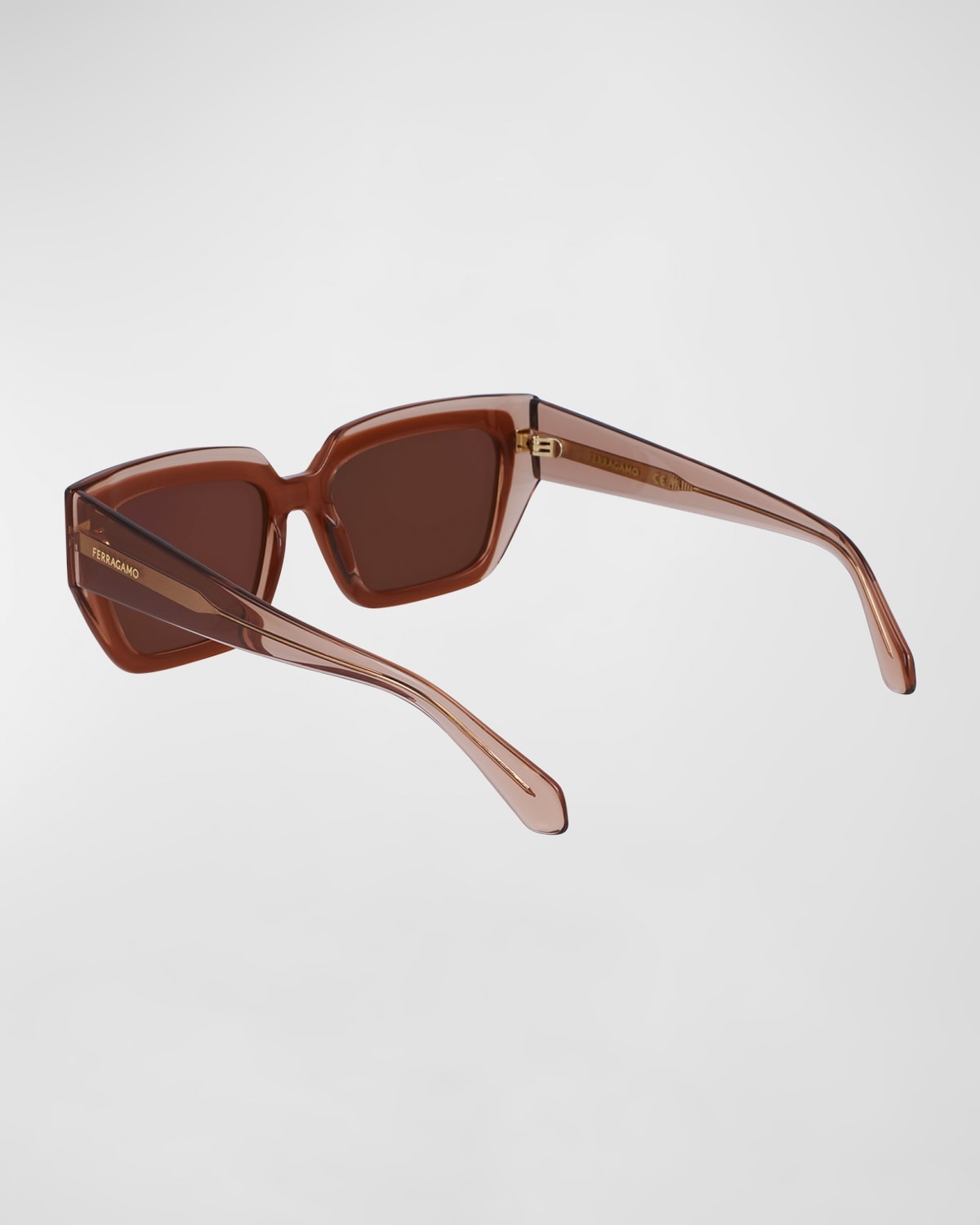 Logo Acetate Butterfly Sunglasses - 3