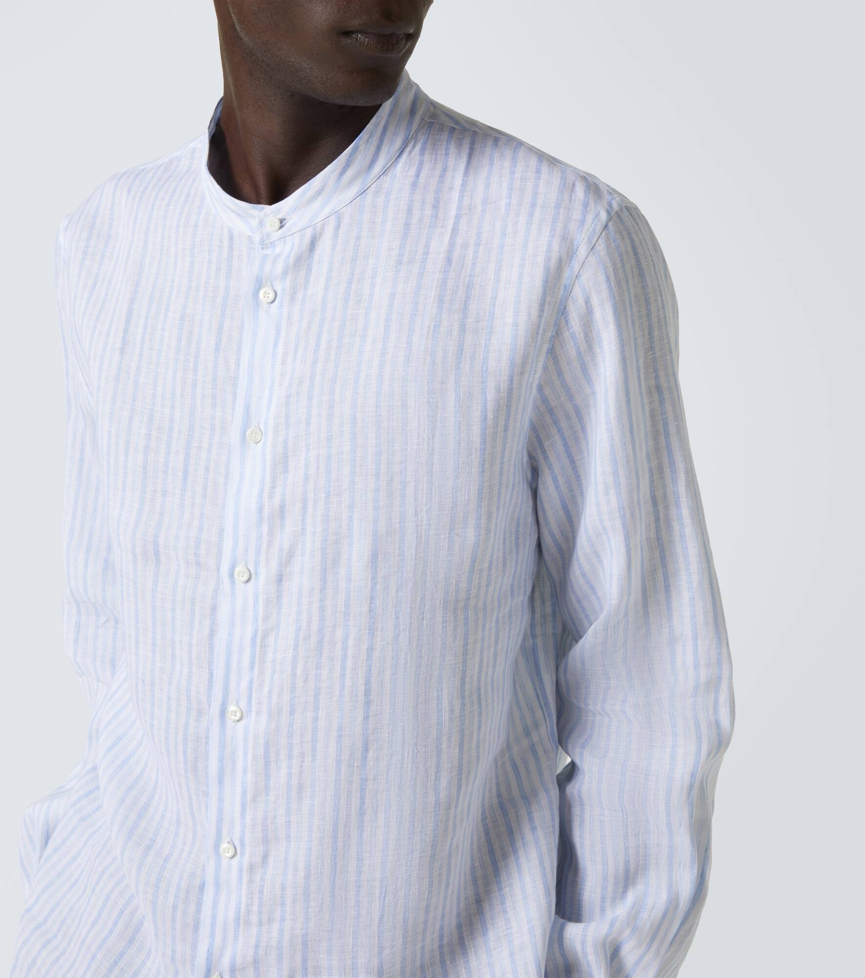 Striped linen shirt - 5