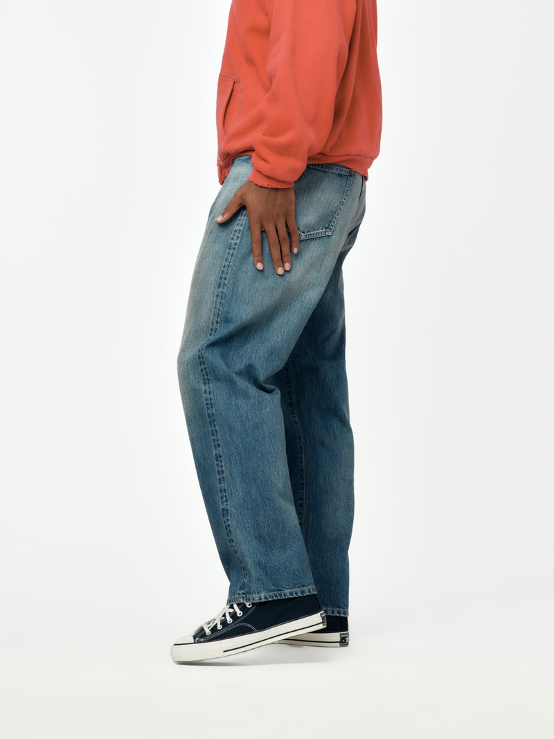 A.PRESSE NO.22 WASHED WIDE DENIM PANTS (INDIGO 1) SIS outlook