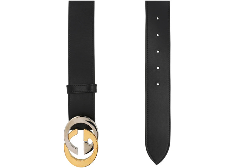 GUCCI Gucci Multitonal Interlocking G Belt Black outlook