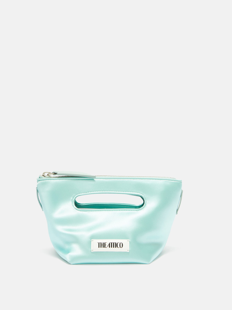 ''VIA DEI GIARDINI 15'' AQUAMARINE TOTE BAG 1