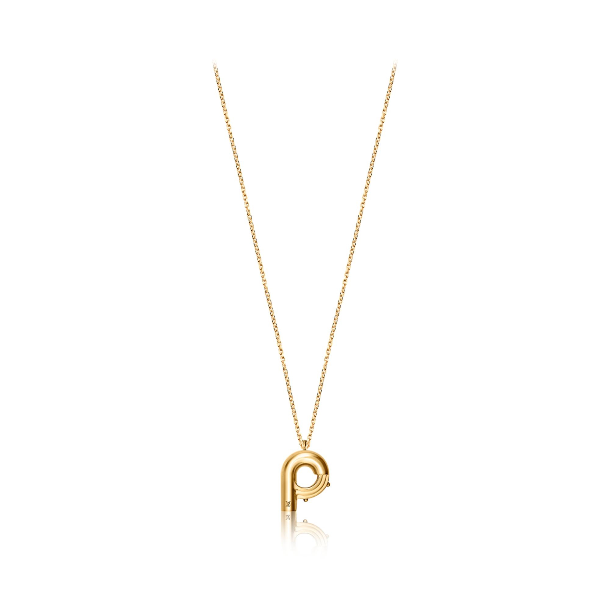 LV & Me necklace, letter P - 1