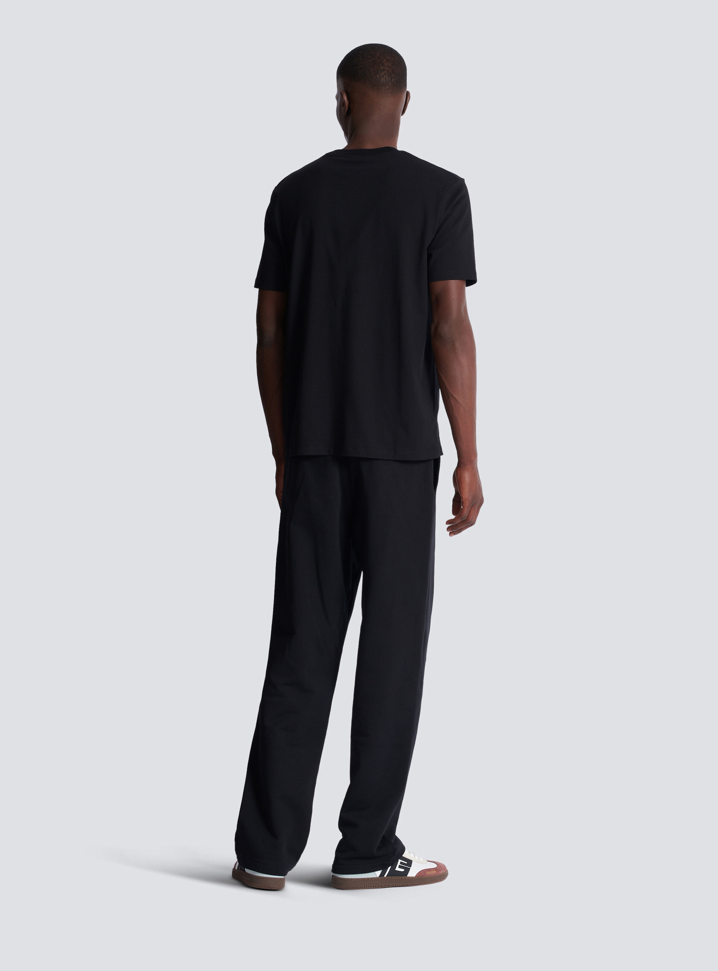 T-shirt with Balmain print - 4