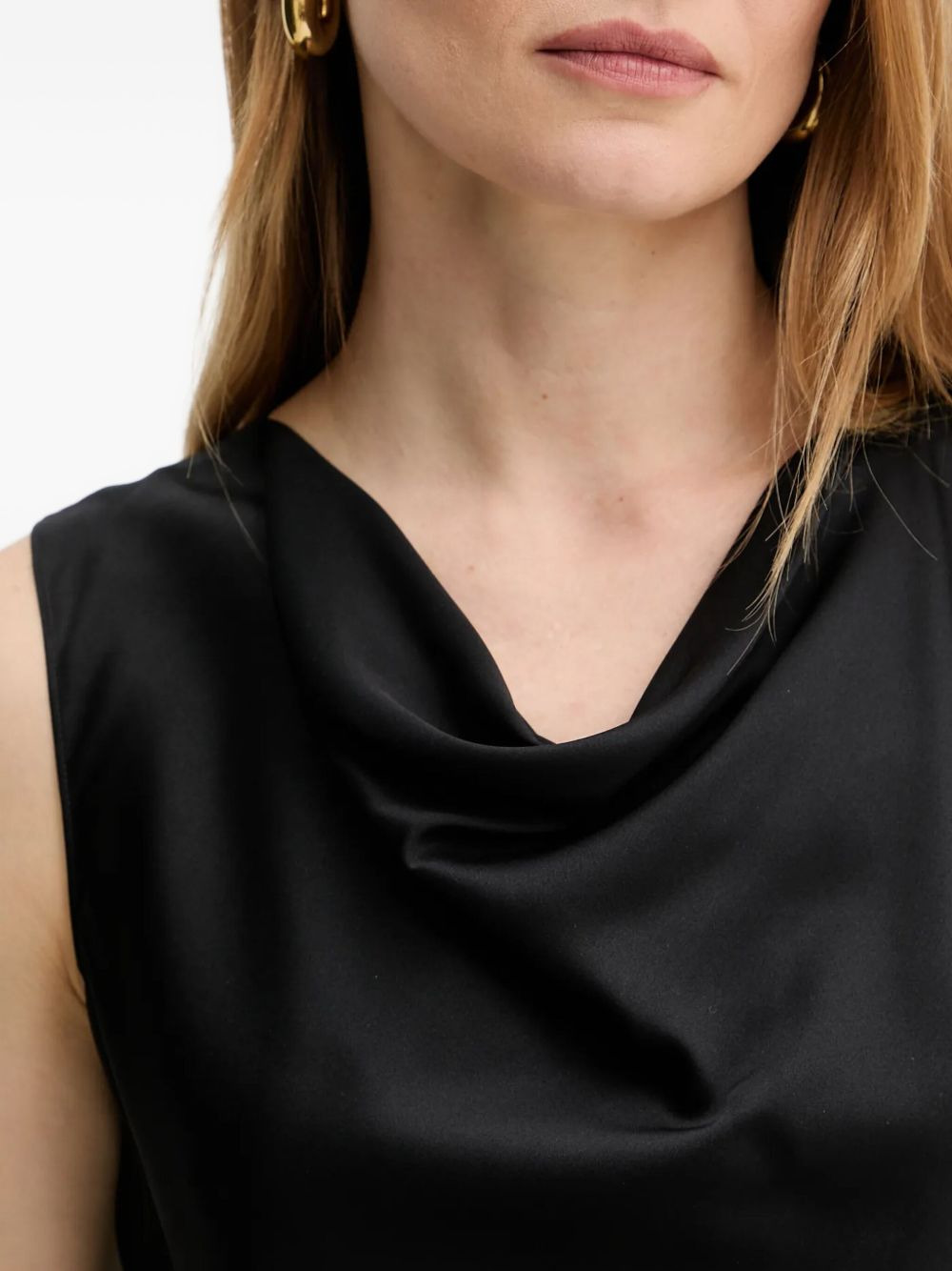 cowl-neck sleeveless top - 5