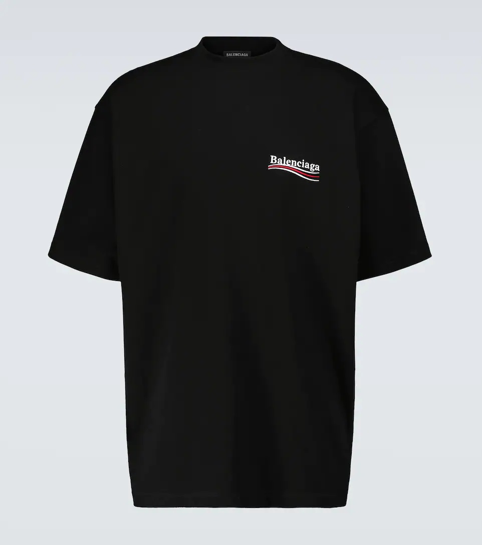 BALENCIAGA Political Campaign large-fit T-shirt | mytheresa