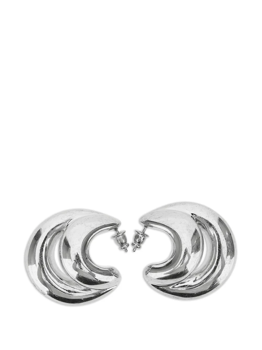 D crescent-shaped earrings - 1