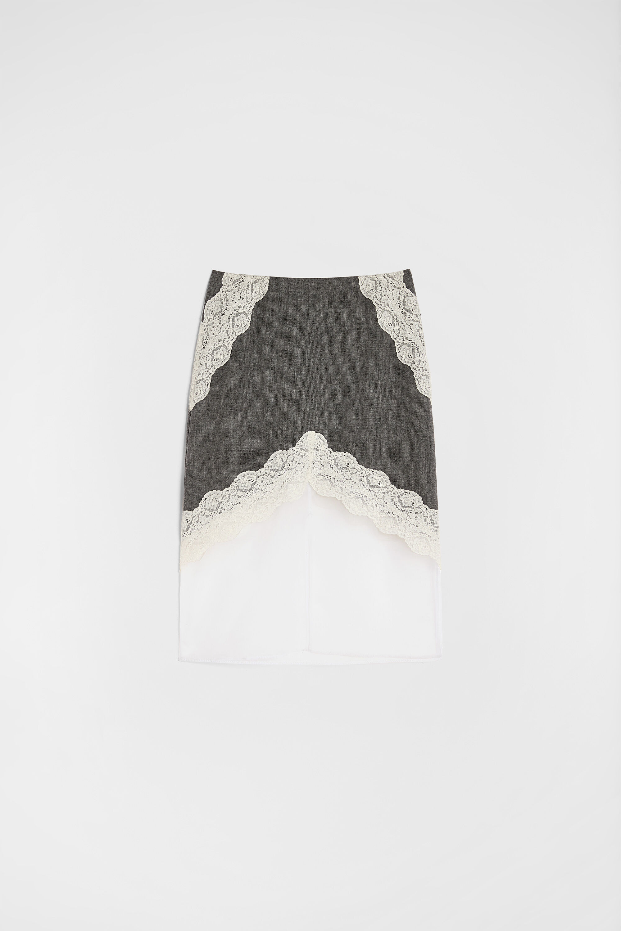 Wool Canvas Skirt - 1