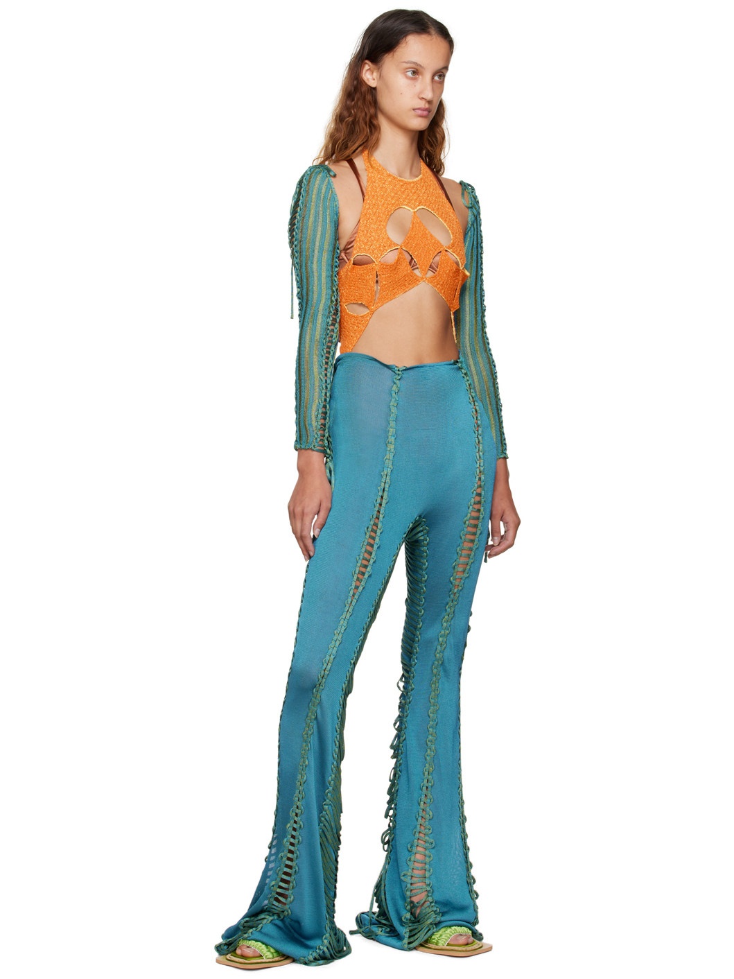 SSENSE Exclusive Orange & Yellow Bodysuit - 5