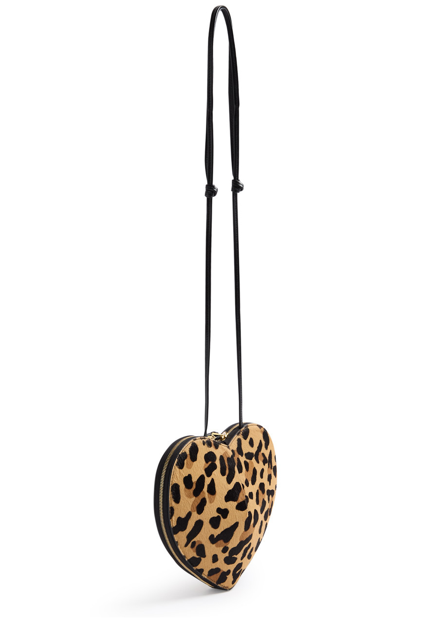 Alaïa Le Coeur Leopard-print Calf Hair Crossbody bag - 2