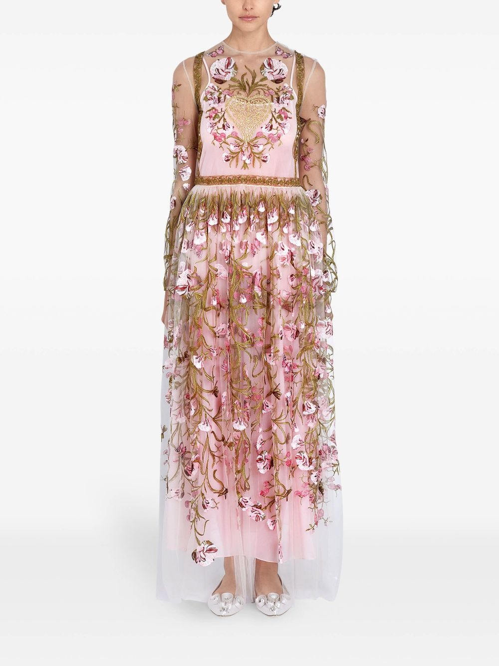 embroidered dress - 2