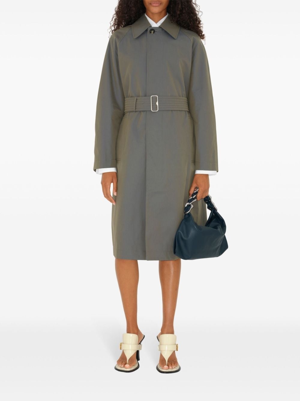 long cotton car coat - 2