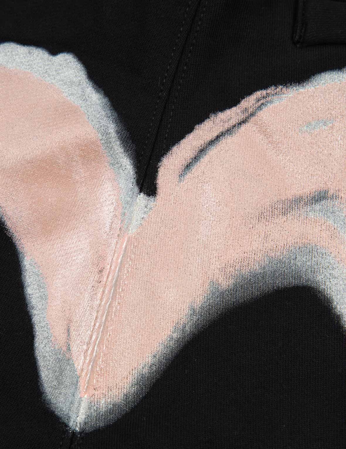 2-LAYER HAND-BRUSHED DAICOCK FOIL PRINT SWEATPANTS - 13