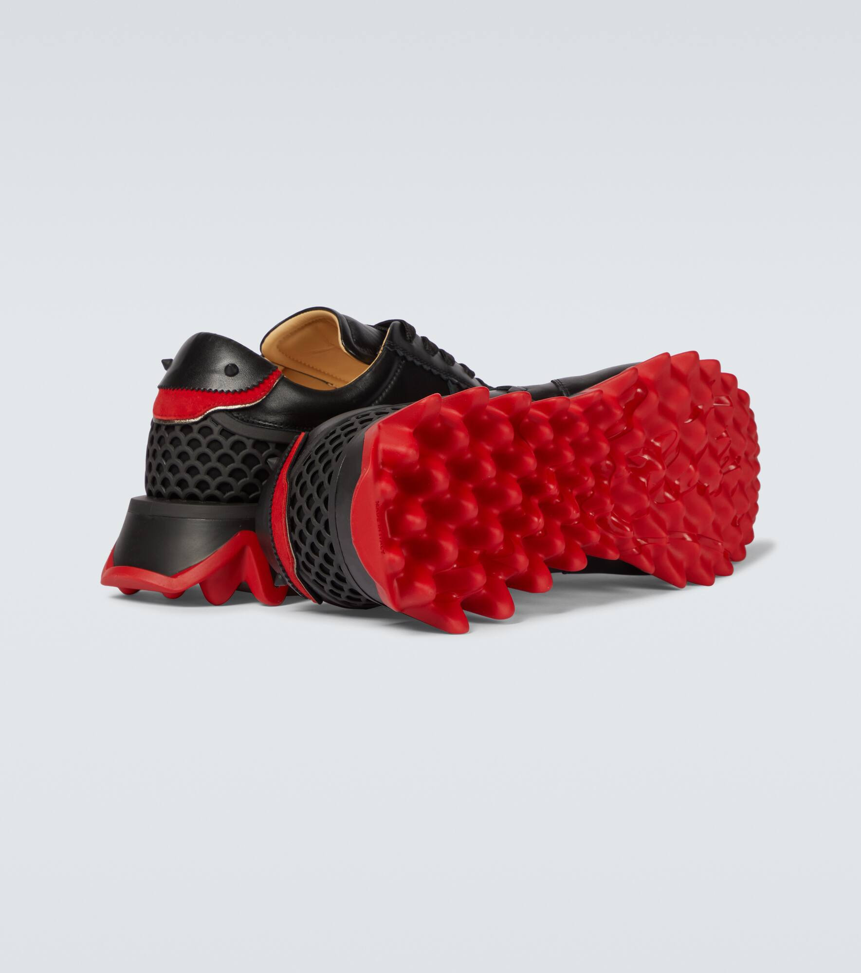 Loubishark leather sneakers - 7