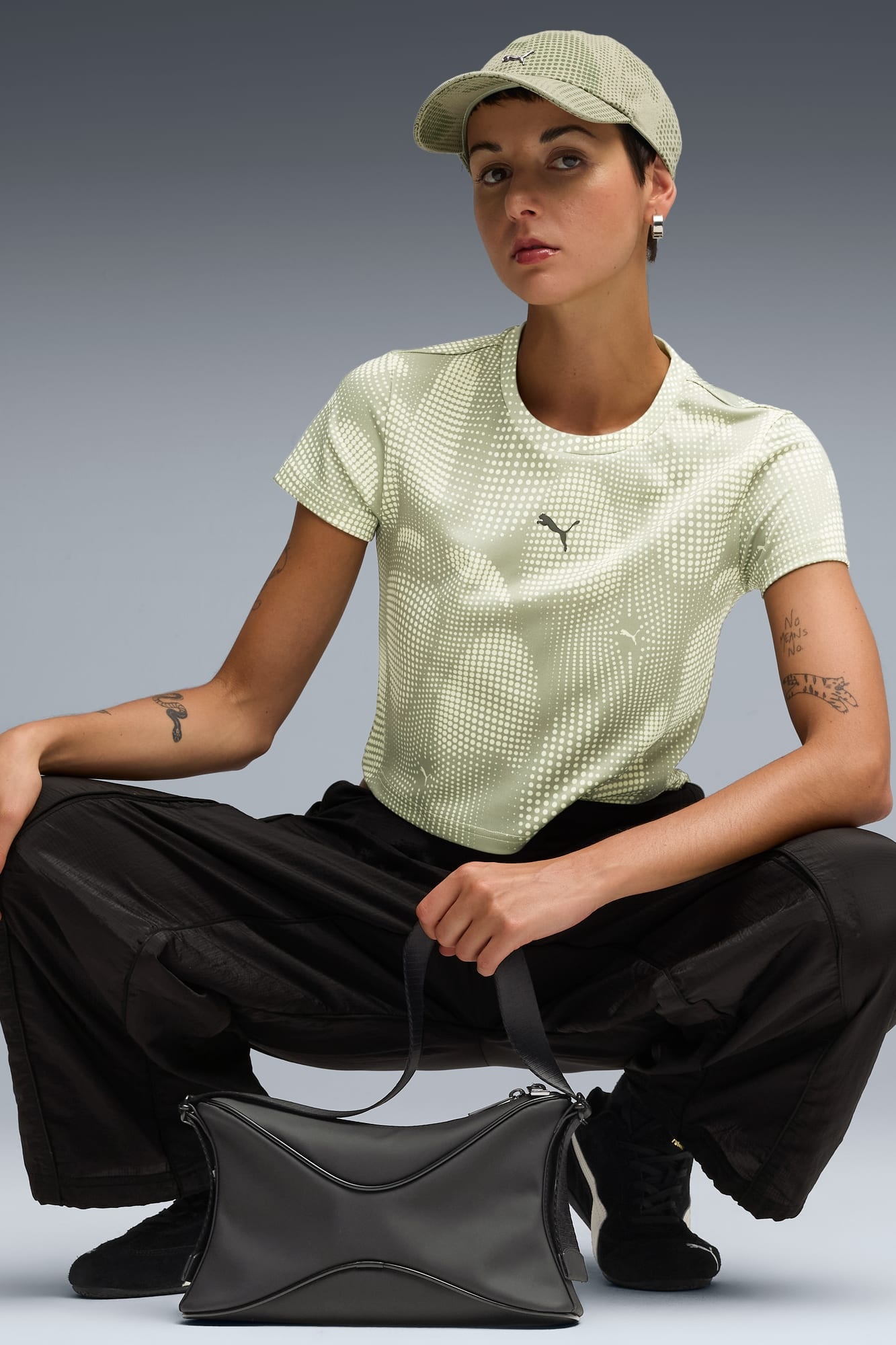 DARE TO All Over Print Baby Tee Women - 5