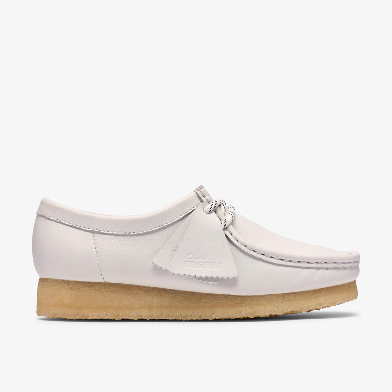 Wallabee White Grain Leather 1