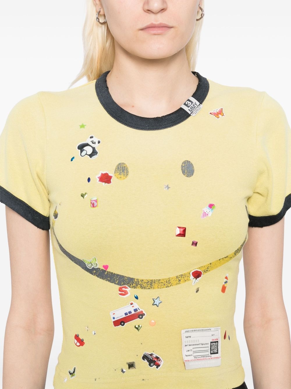 graphic print T-shirt - 5