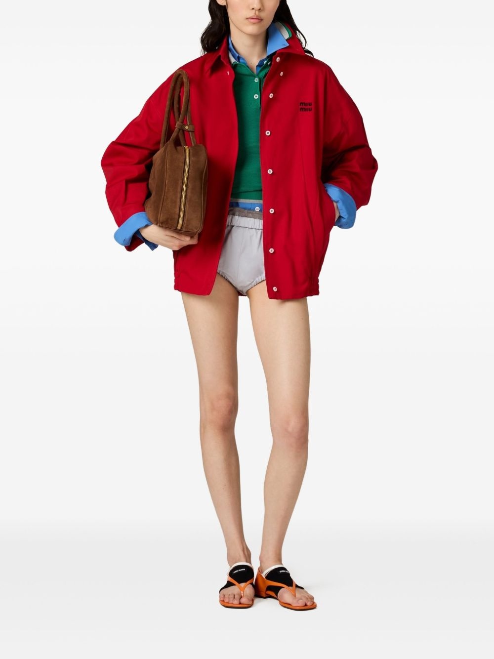 poplin bomber jacket - 2
