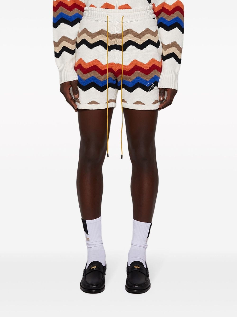 Cyril intarsia-knit shorts - 3