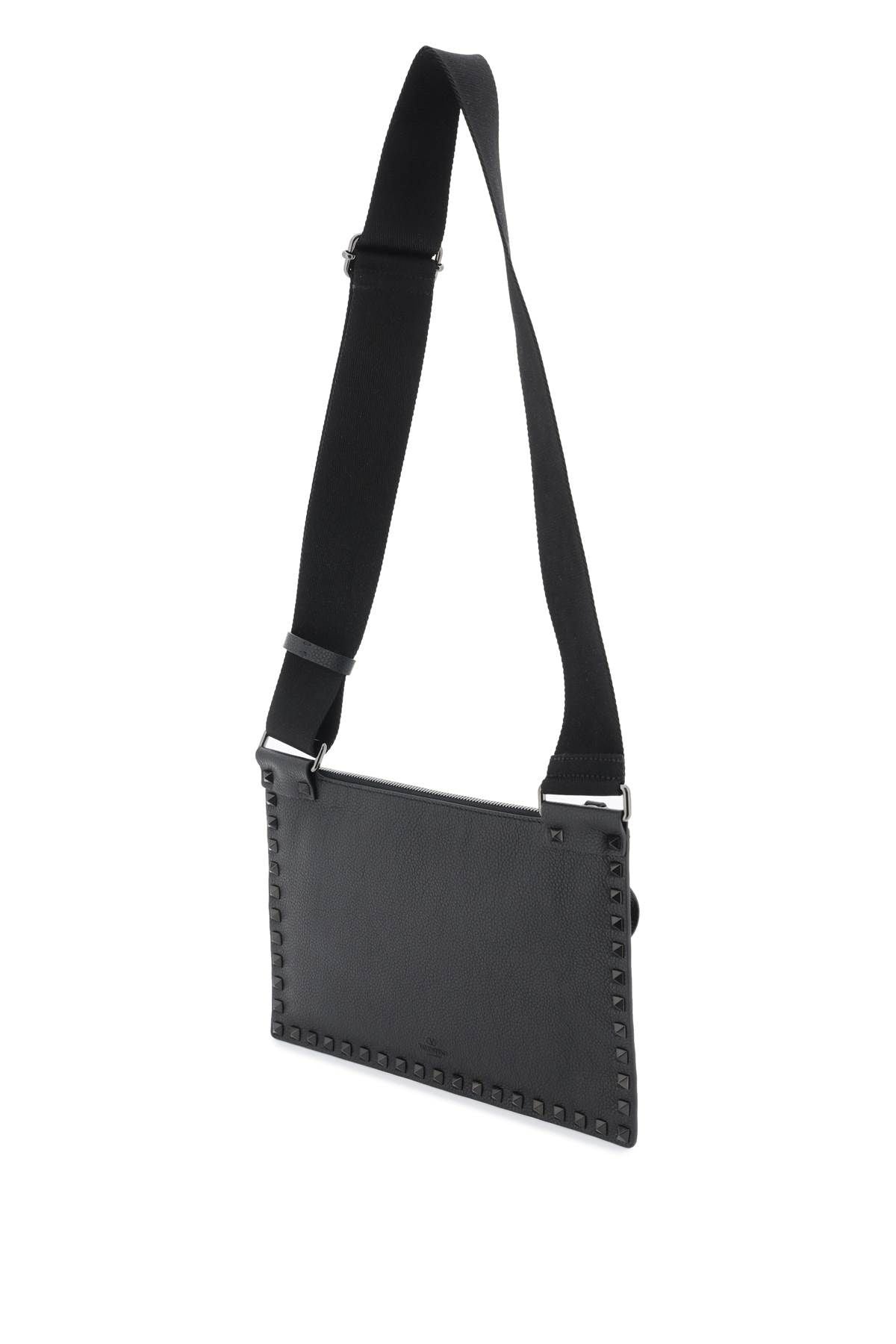 ROCKSTUD FLAT CROSSBODY BAG - 2