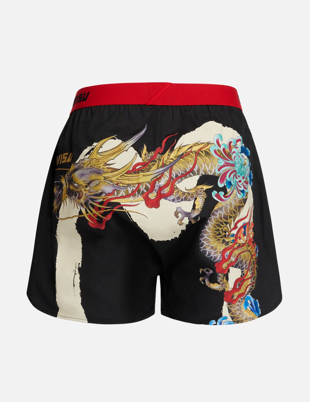 JAPANESE DRAGON DAICOCK FOIL PRINT KAMON BOXER SHORTS - 2
