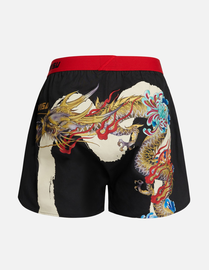 EVISU JAPANESE DRAGON DAICOCK FOIL PRINT KAMON BOXER SHORTS outlook