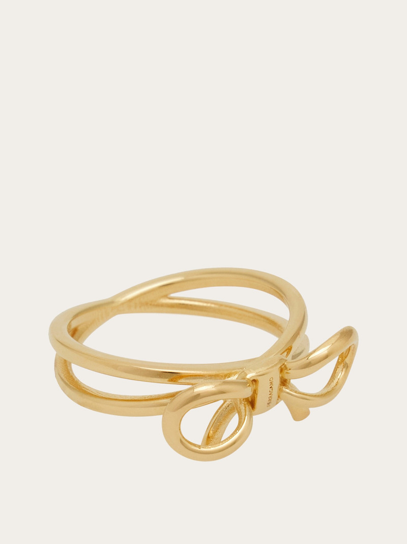 FERRAGAMO Ring with bow - size 52 outlook