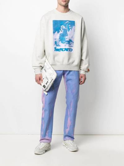 Heron Preston graphic-print organic cotton sweatshirt outlook