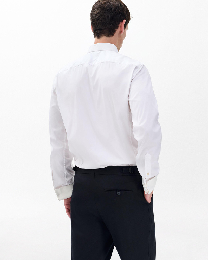 Patrick Poplin Tuxedo Shirt 5