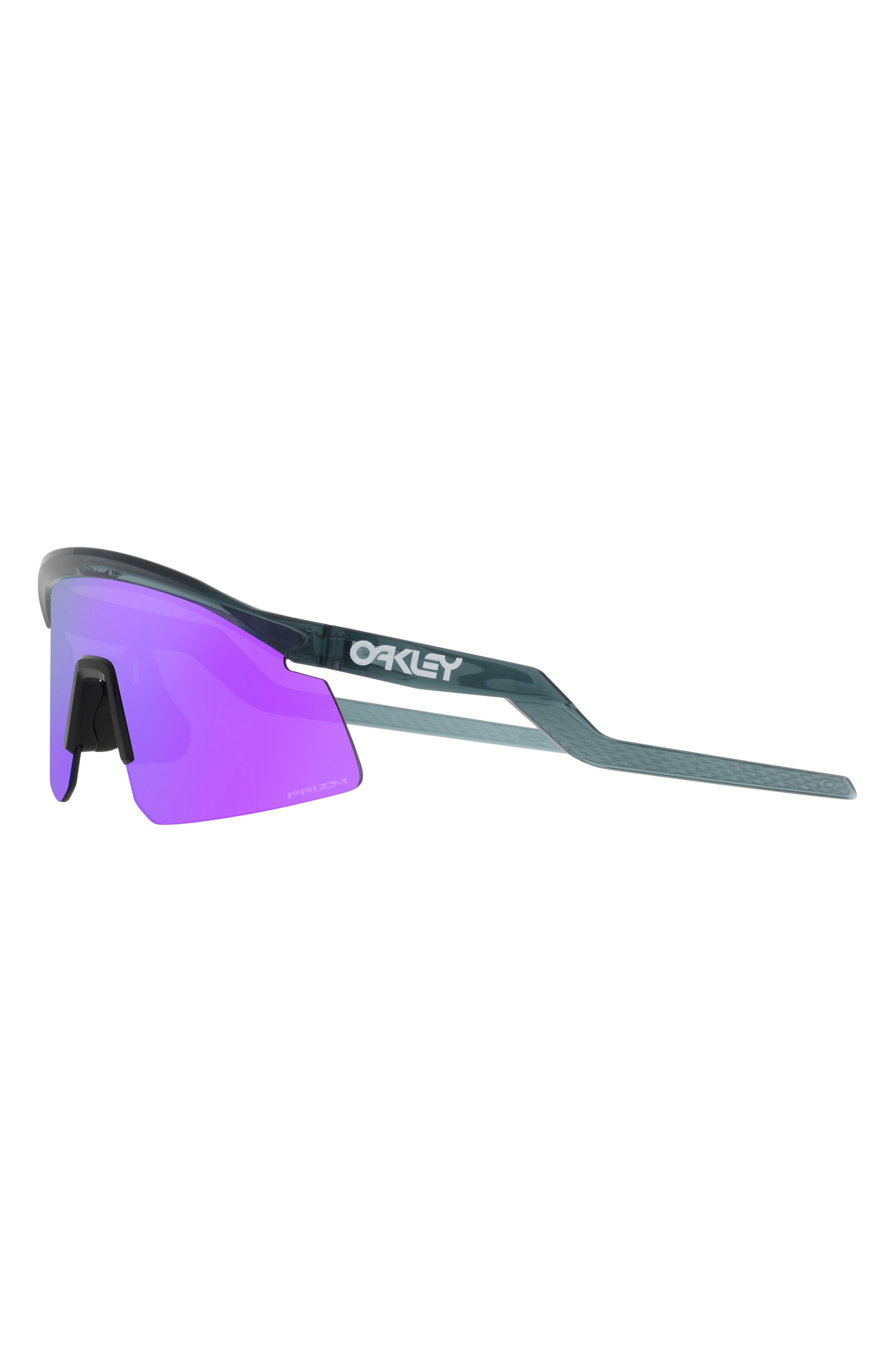 Oakley Hydra 37mm Prizm™ Semirimless Wrap Shield Sunglasses in Ruby at Nordstrom - 4