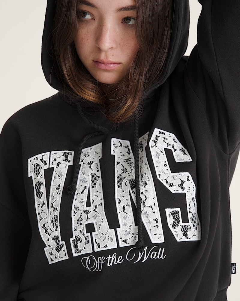 Laced Up Retro Pullover Hoodie 3