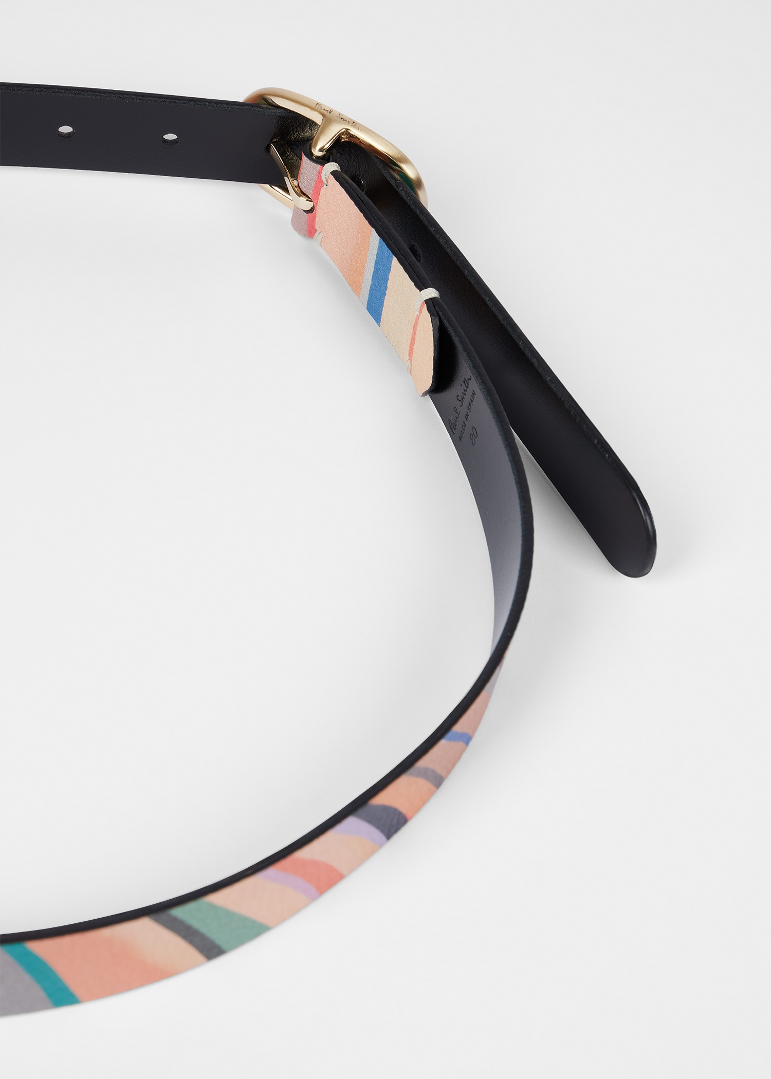 Women's 'Dusky Swirl' Reversible Leather Belt - 2