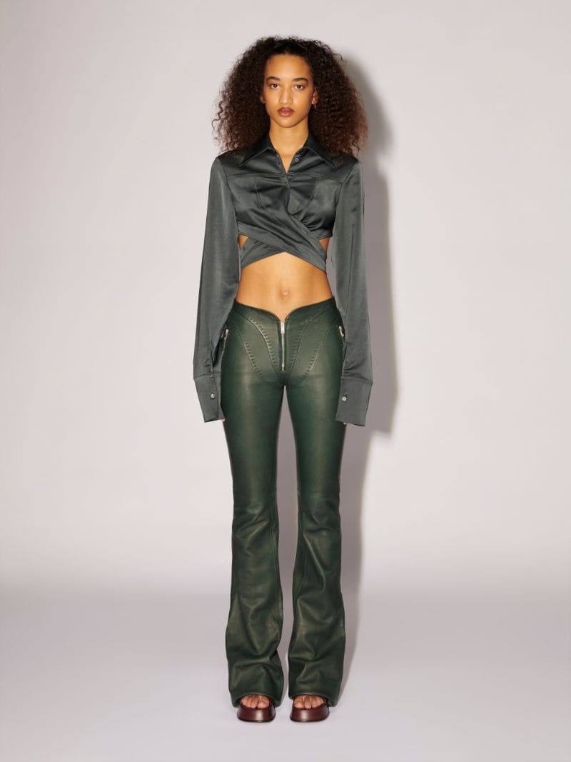 WRAPPED CROP SHIRT - 2