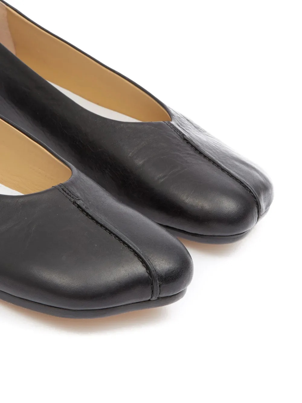 MM6 Maison Margiela - Women Calf Leather Ballerina Flats - 4