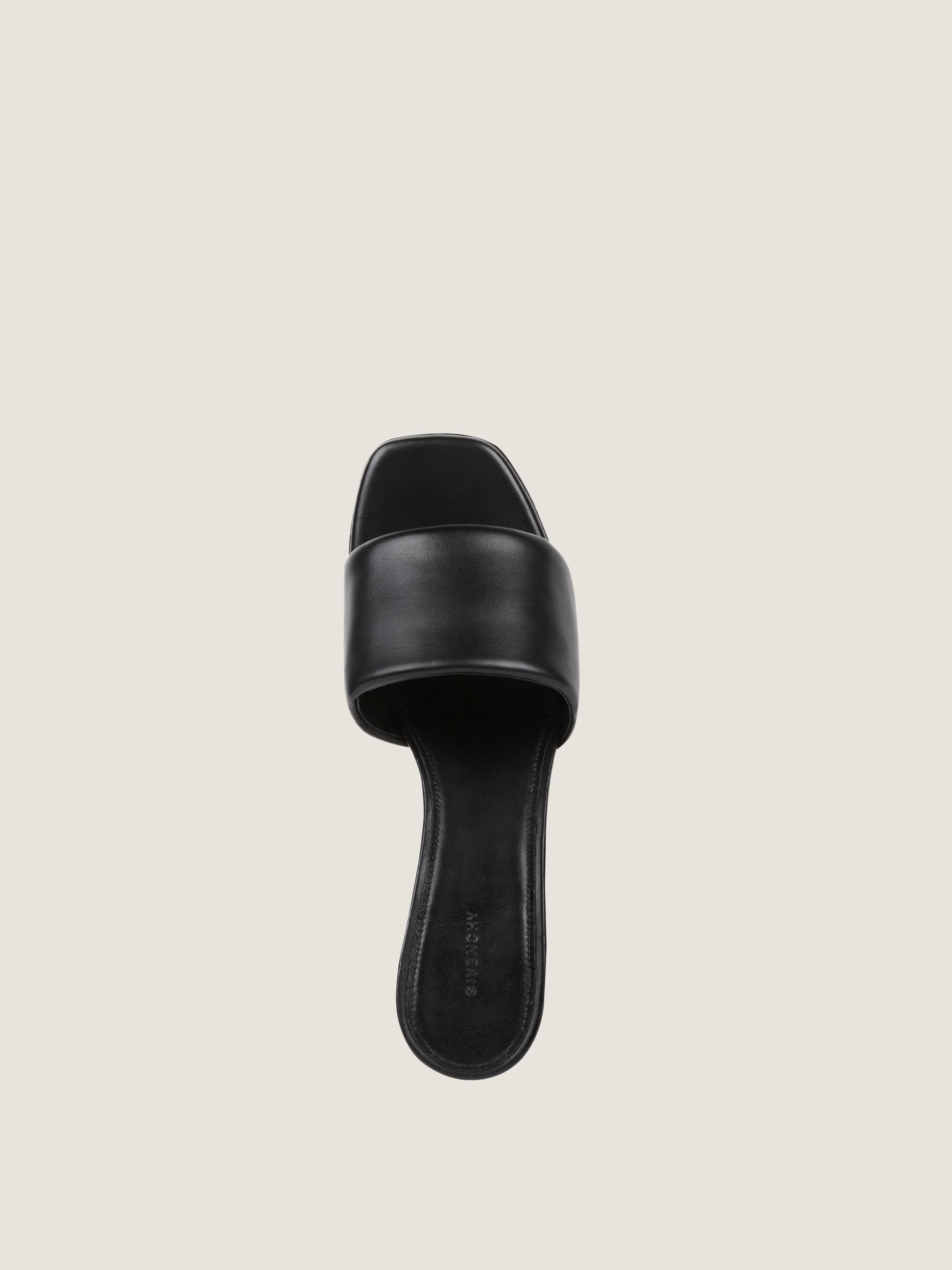 G CUBE MULES IN LEATHER - 5