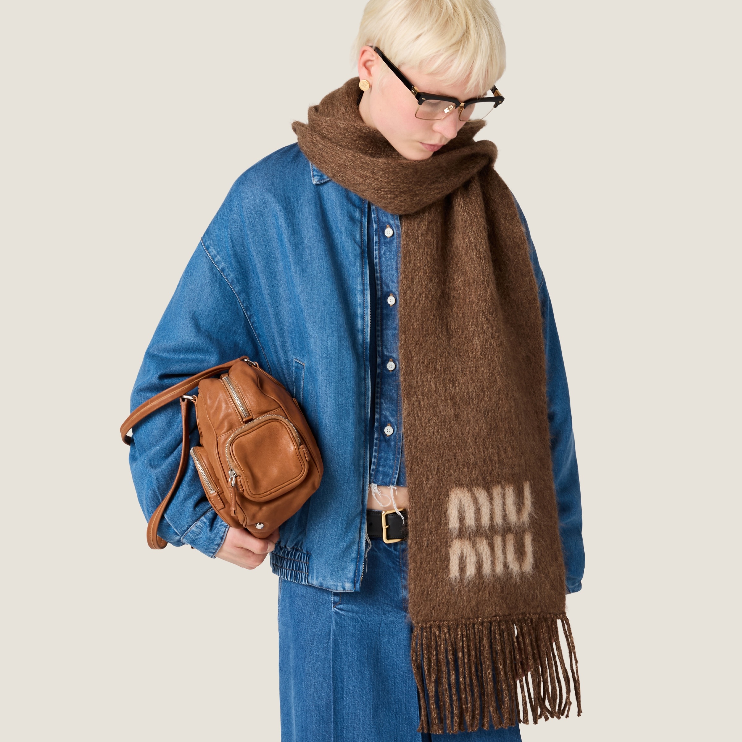 Wool and mohair scarf - 2