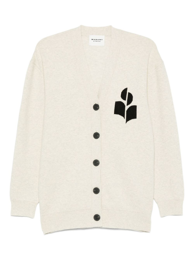 V-neck button cardigan 1