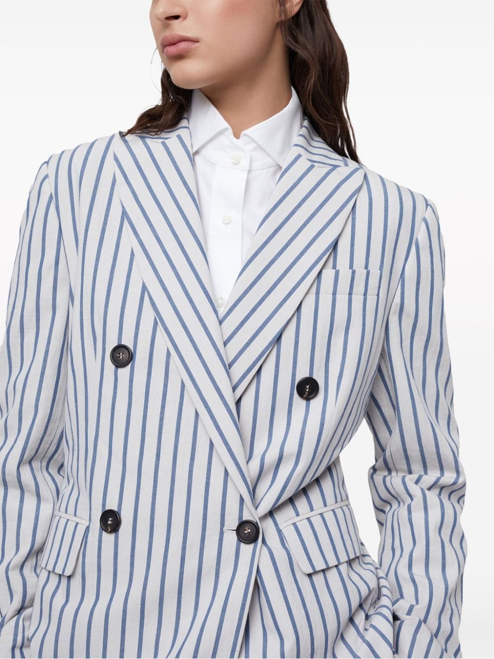 striped cotton suit - 5