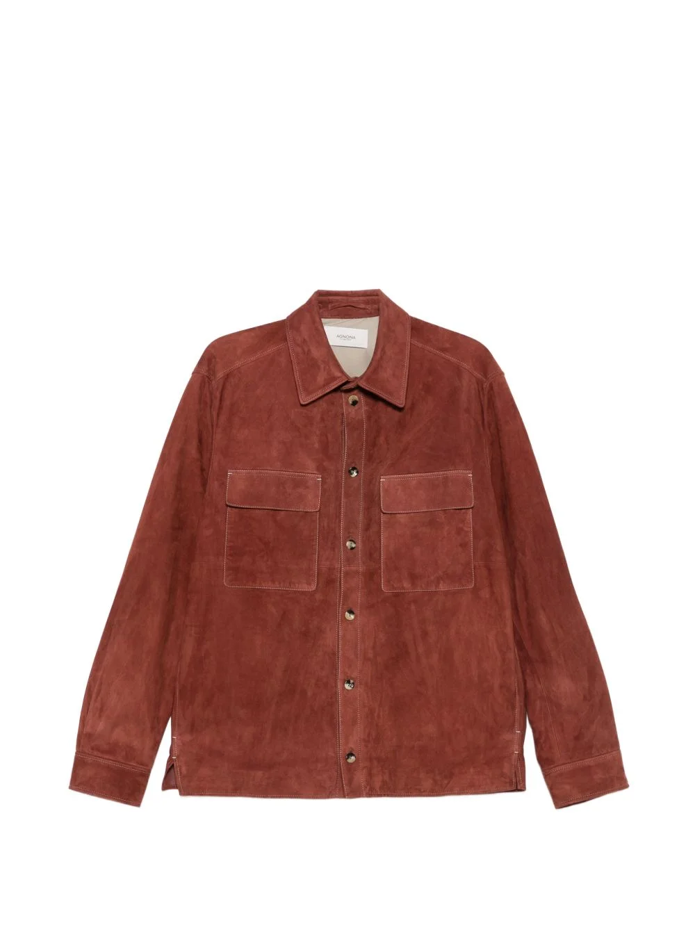 pocket leather jacket - 1