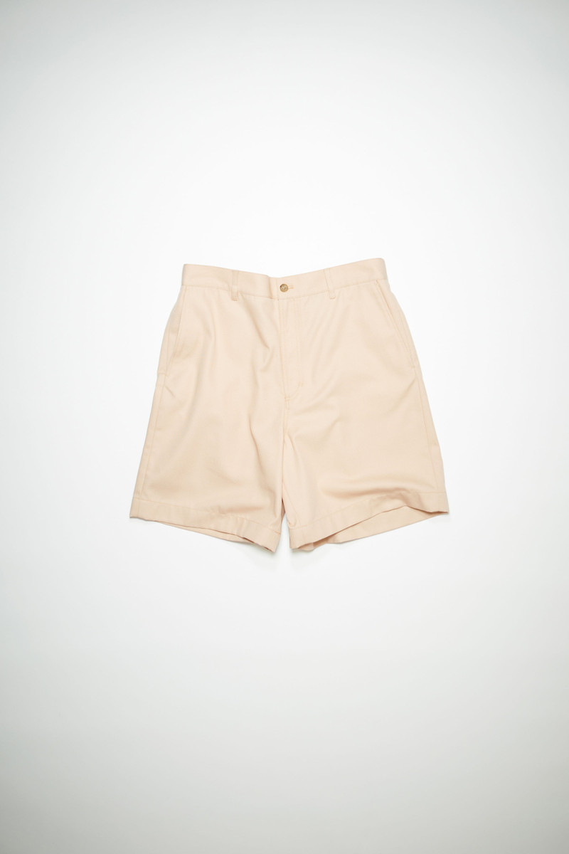 Cotton blend shorts - Wheat beige - 1