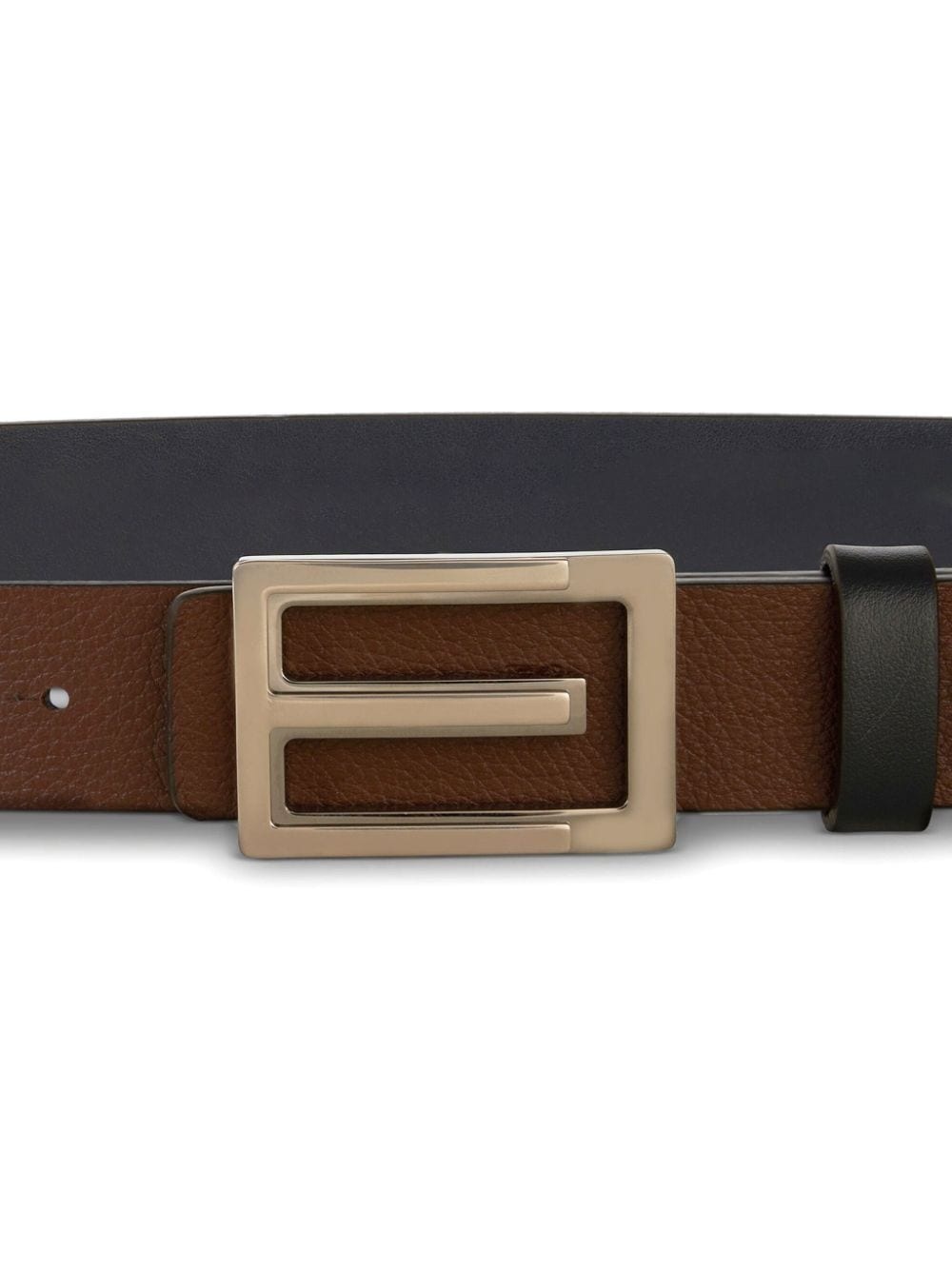 reversible leather belt - 4