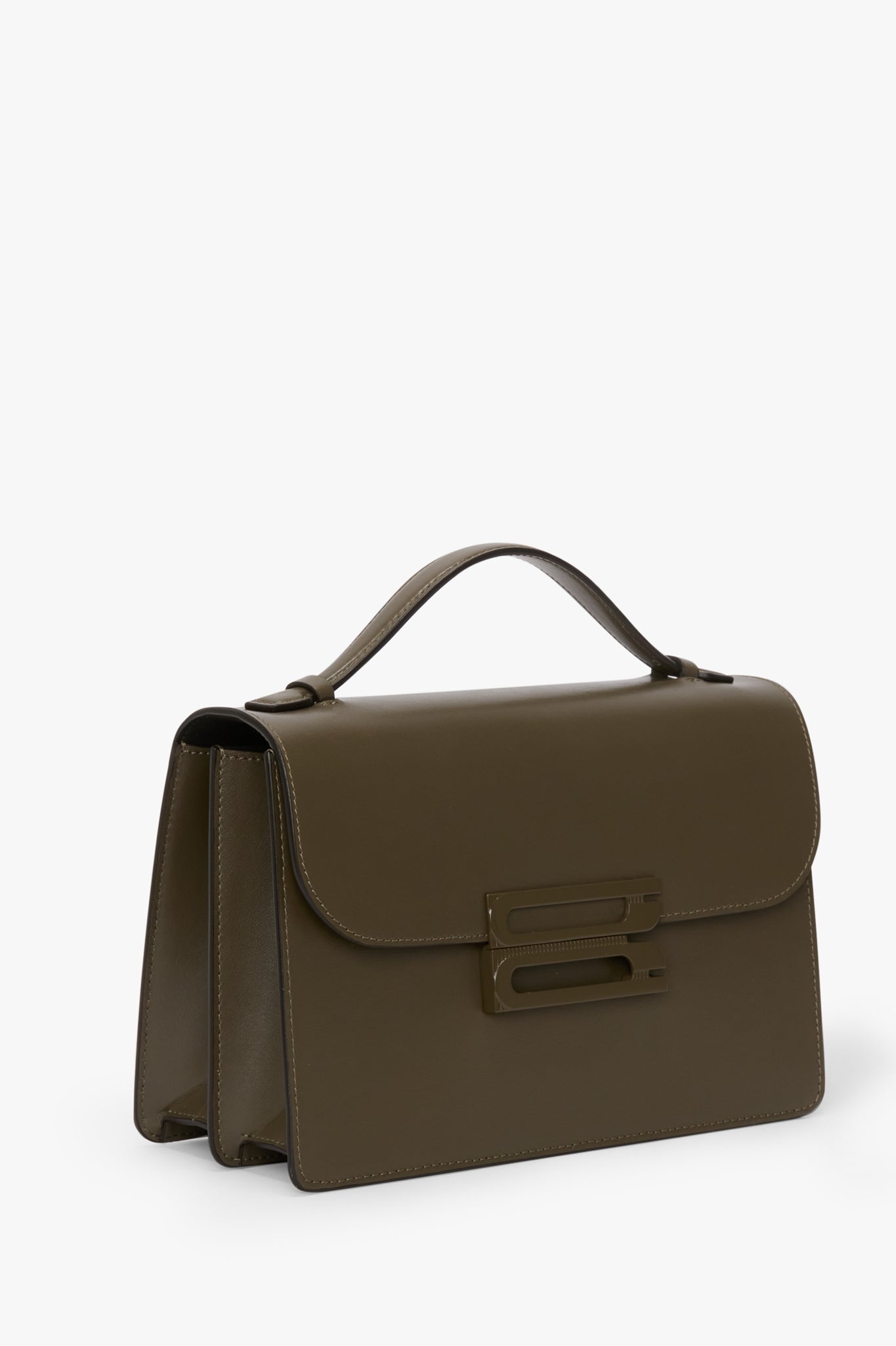 Tonal Dorian Bag In Dark Khaki Smooth Leather - 4