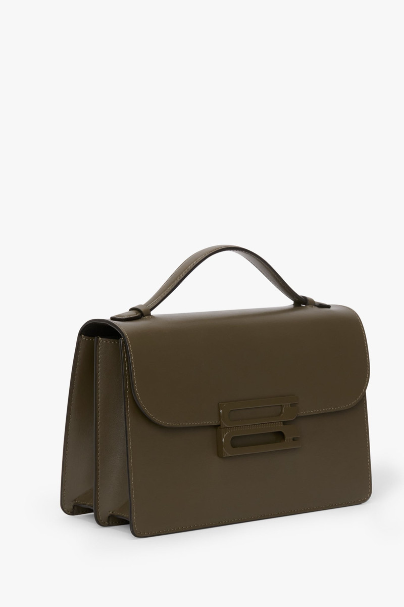 Tonal Dorian Bag In Dark Khaki Smooth Leather 4