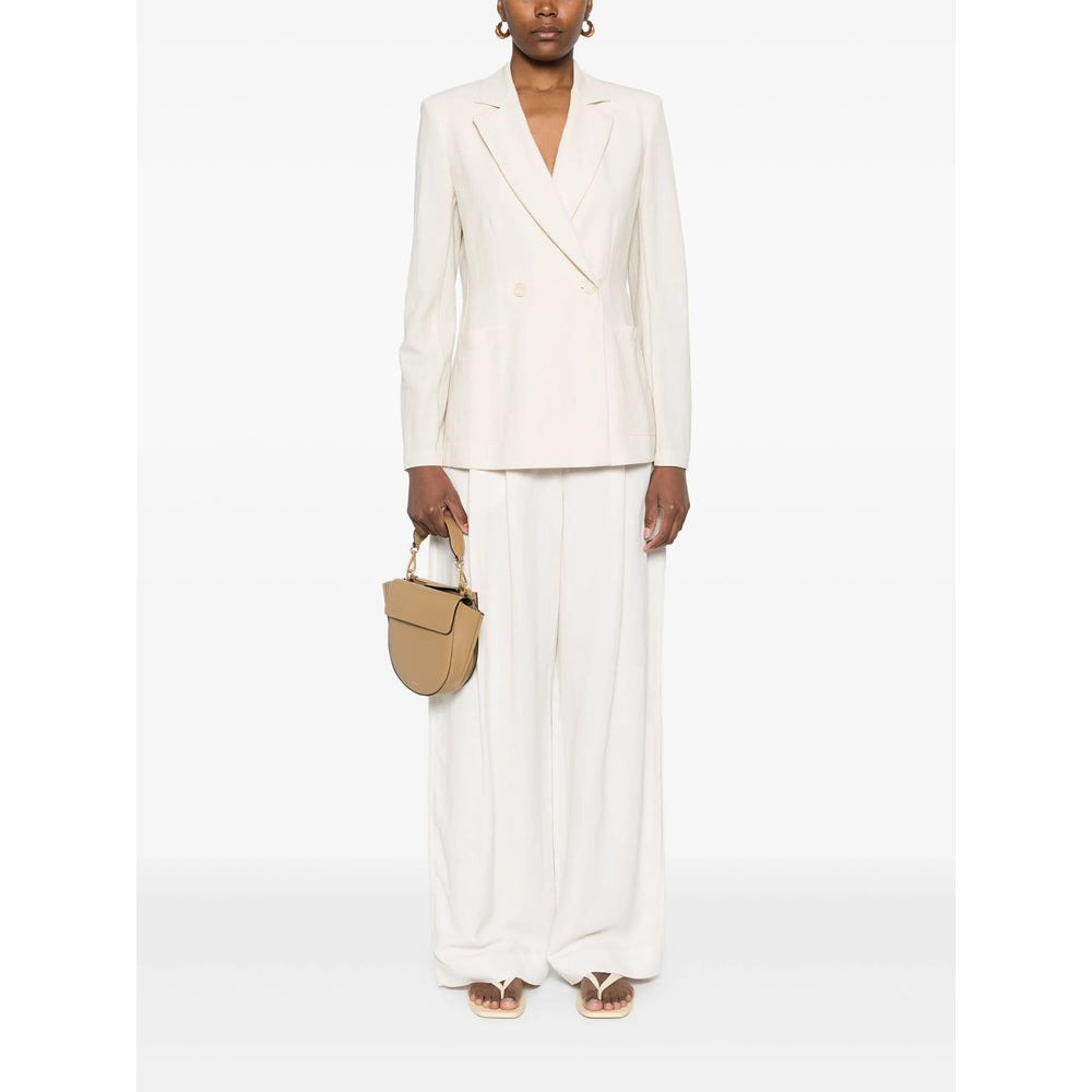 Harris Wharf London Neutrals Jackets - Blazers Women - 5