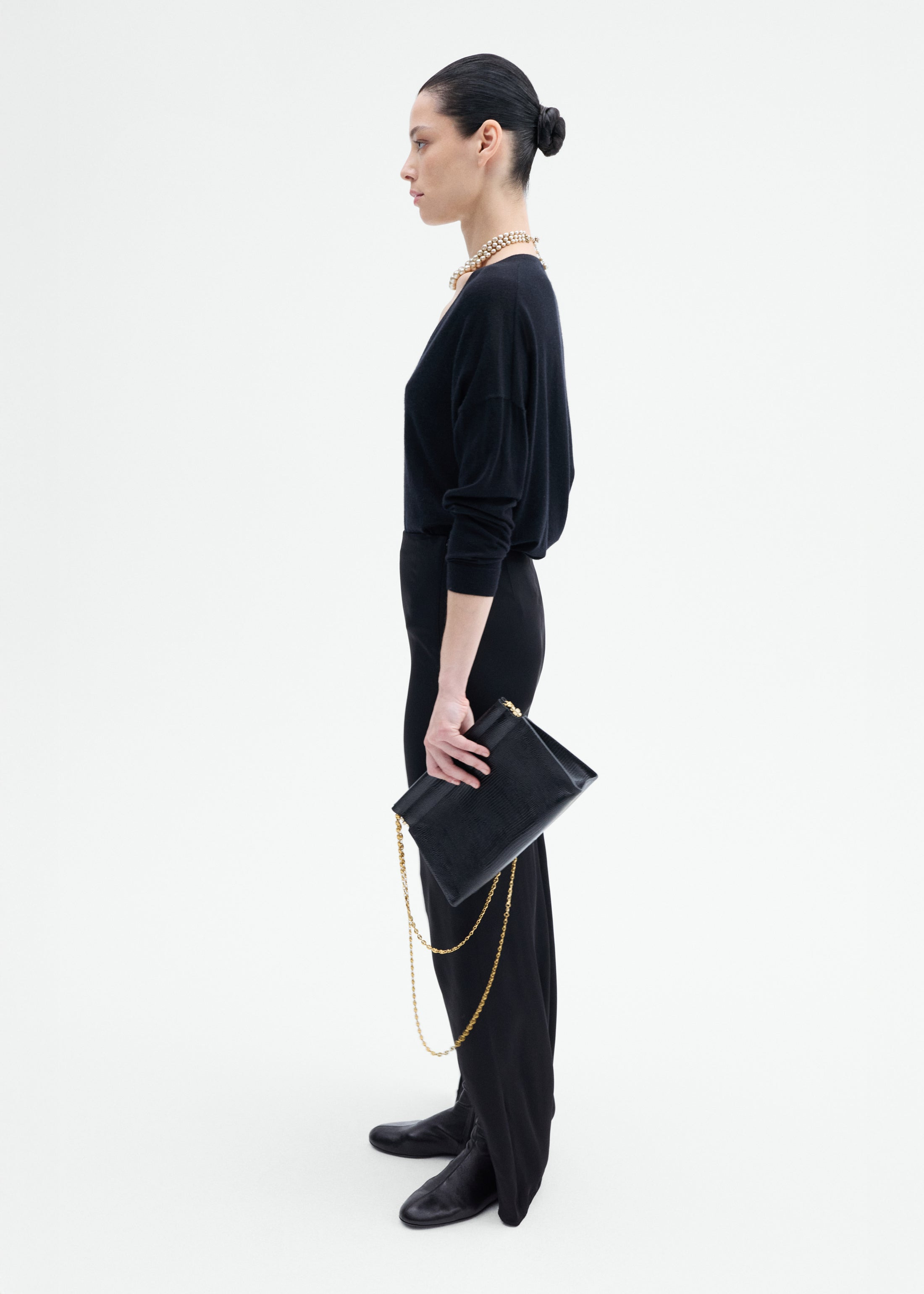 Keyhole Long Skirt - 3