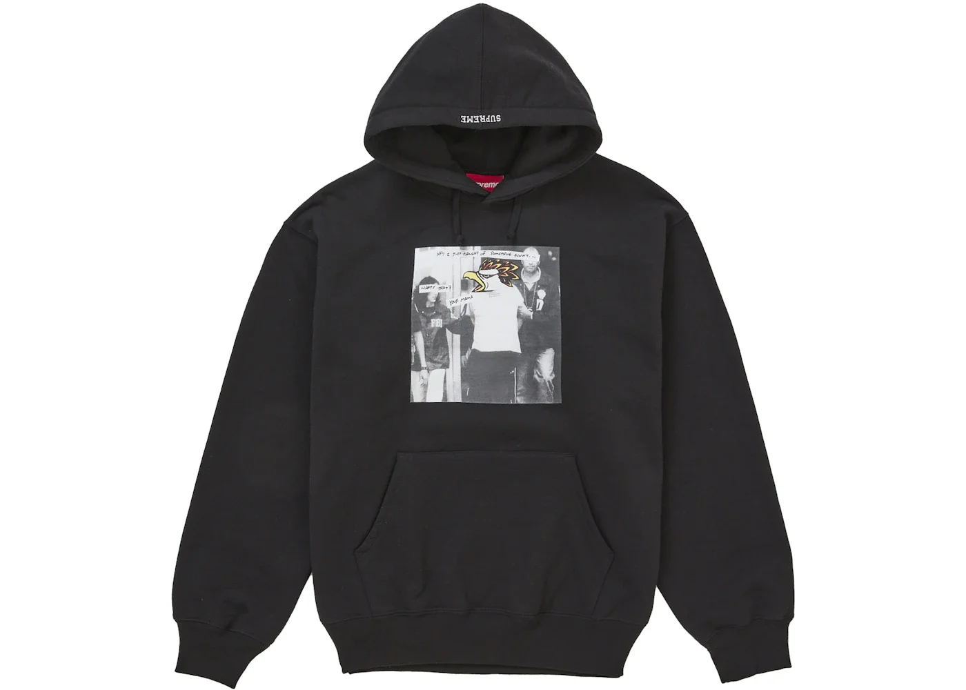 Supreme ANTIHERO Hooded Sweatshirt (FW25) Black - 1
