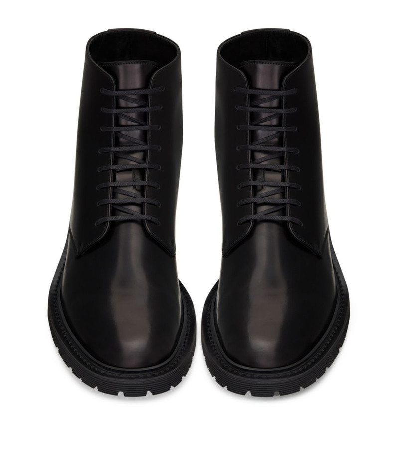 SAINT LAURENT Leather Army Boots outlook